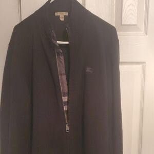 Burberry Black Zip-Up Jacket